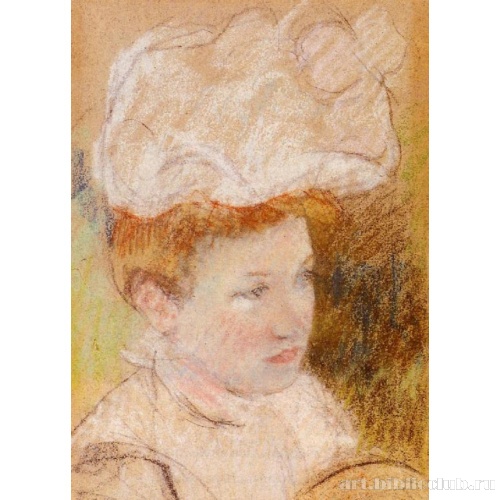 Леонтина в розовой пышной шляпе