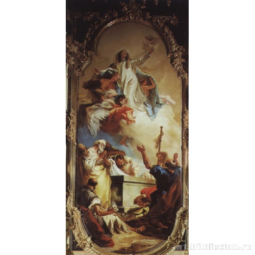 Вознесение Марии, Левая створка двухстворчатого алтаря