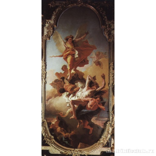 Битва ангелов, Правая створка двухстворчатого алтаря