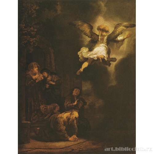 Ангел, покидающий дом Товия