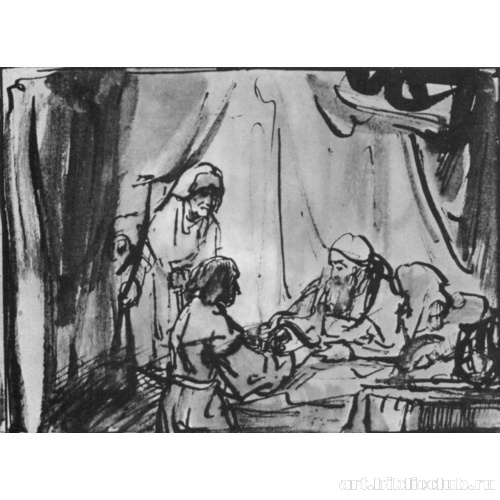 Исаак благославляет Иакова