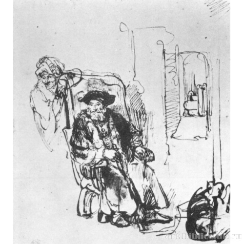 Иаков и Рахиль слушают Иосифа