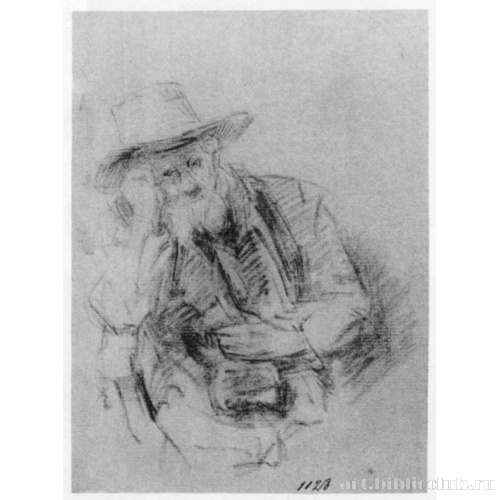 Старик в широкополой шляпе