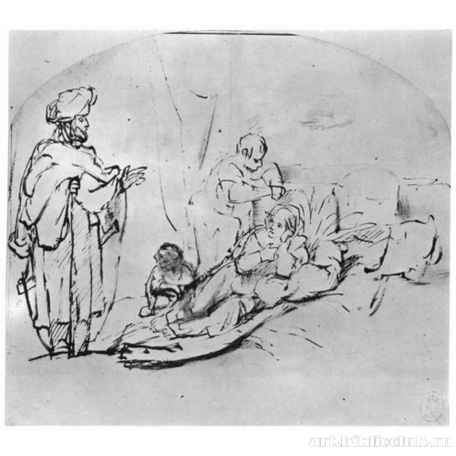 Лаван ищет идолов у Рахили