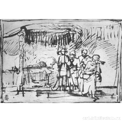 Петр отсылает женщин от смертного ложа