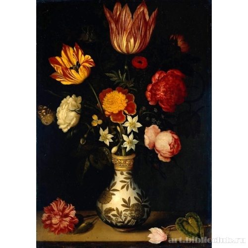 Натюрморт с цветами в вазе Ван-Ли