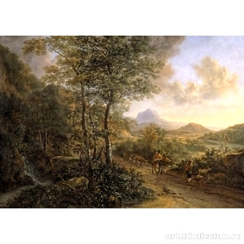 Итальянский пейзаж с Монте Сократе