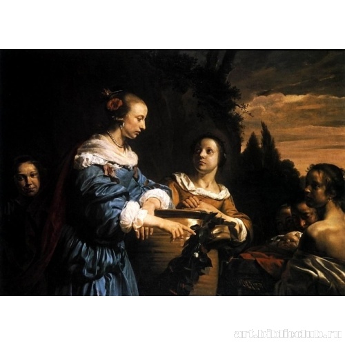 Дочь фараона со служанками находят Моисея