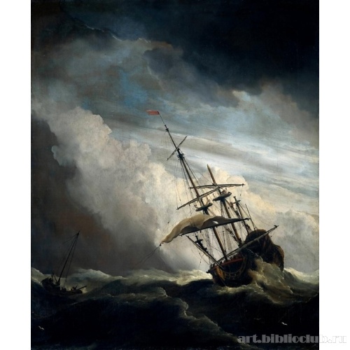 Корабль в шторм