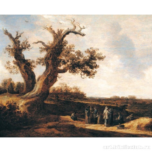 Пейзаж с дубом