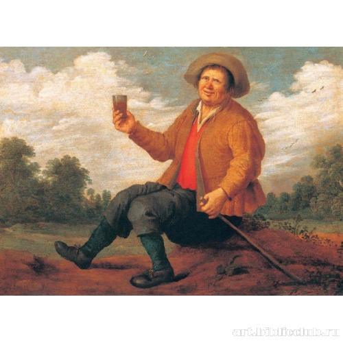 Крестьянин, пьющий вино