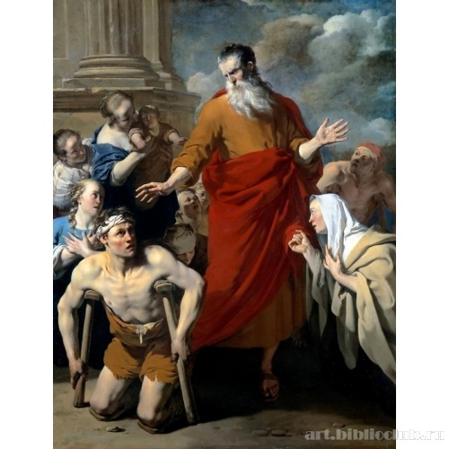 Апостол Павел исцеляет калеку в Листре