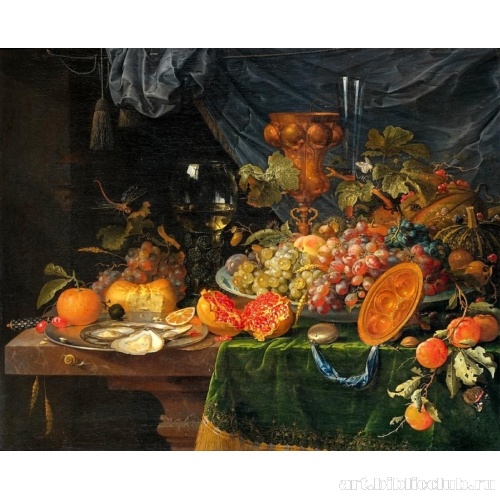 Натюрморт с фруктами и устрицами