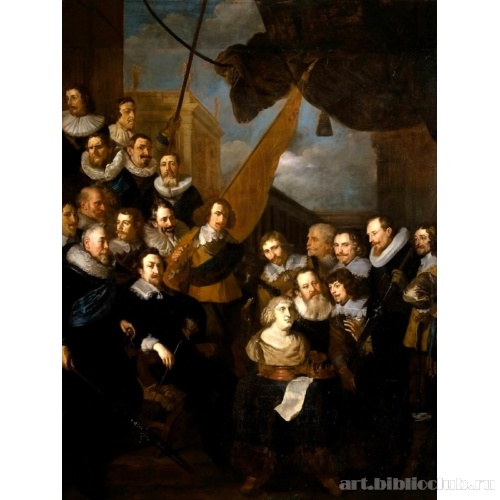 Отряд капитана Бикера готовится приветствовать Марию Медичи