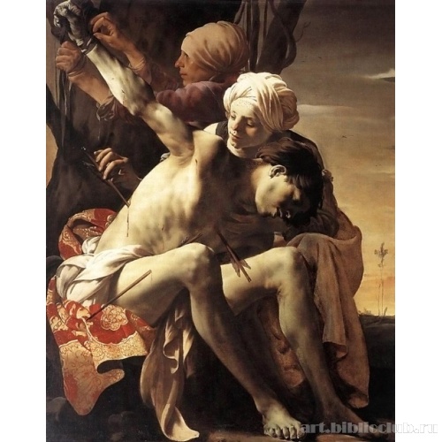 Св. Ирина исцеляет св. Себастьяна