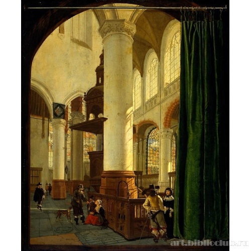 Интерьер Старой Церкви в Дельфте