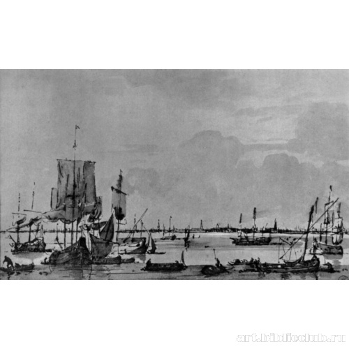 Вид амстердамской гавани