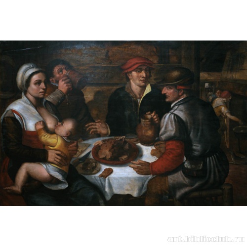 Обед в крестьянской семье