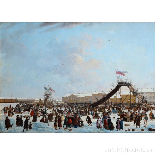 Катание с гор на Неве