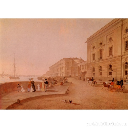 Дворцовая набережная у Эрмитажного театра