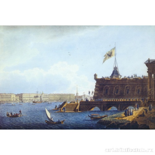 Вид на Неву со стороны Петропавловской крепости