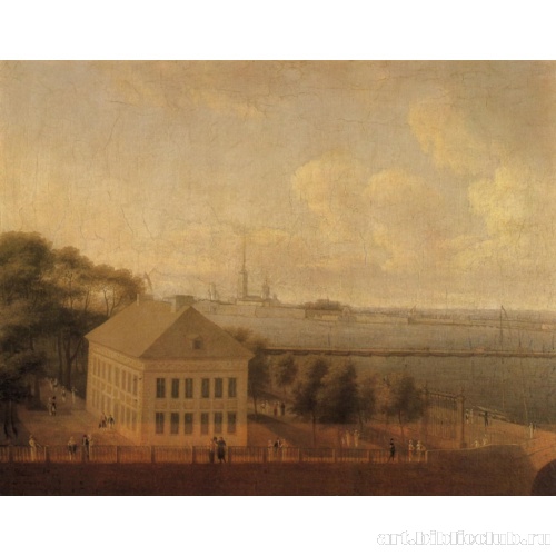 Вид на Неву и Летний дворец Петра I