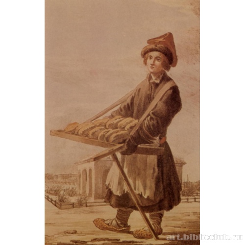 Мальчик - разносчик булок