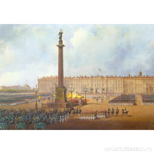 Военный парад на Дворцовой площади