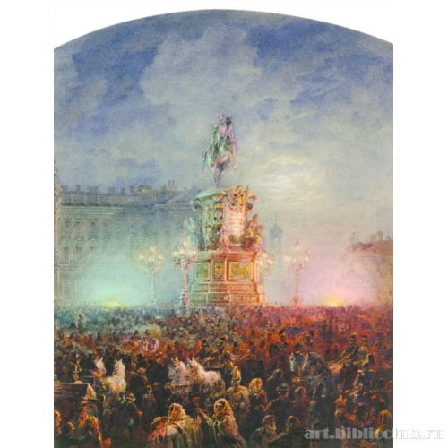 Открытие памятника Николаю I в Санкт-Петербурге