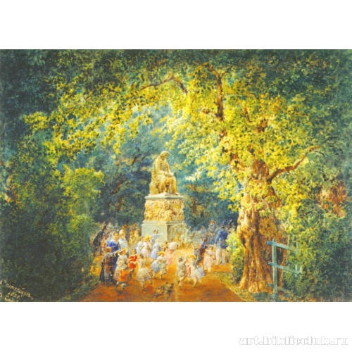 Памятник И. А. Крылову в Летнем саду