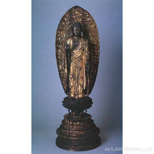 Будда Амида на фоне мандалы