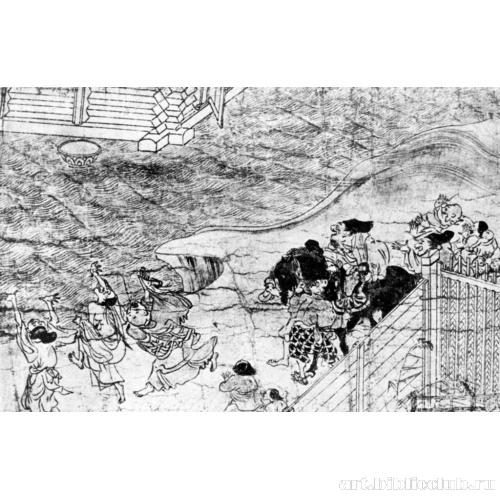 Сигисан энги - «Легенды горы Сиги». Свиток. Деталь