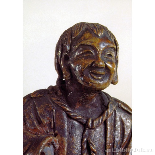 Скульптура «Отшельник» («Бодисатва»). Фрагмент