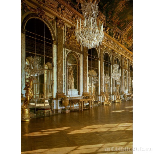 Версаль, Зеркальная галерея. Фрагмент