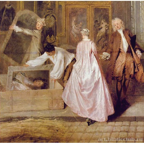 Вывеска лавки Жерсена, фрагмент