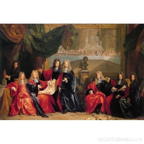 Заседание в парижской ратуше по поводу места установки статуи Людовика XIV