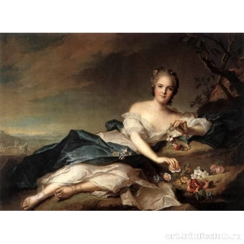 Мария Аделаида Французская в виде Флоры