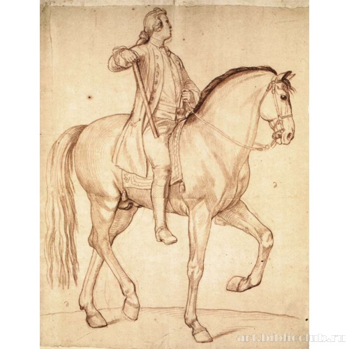 Эскиз для конной статуи Людовика XV