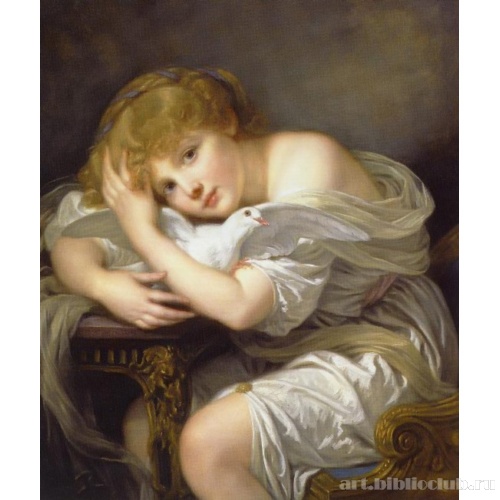 Девочка с голубем