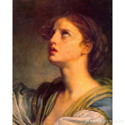 Голова молодой девушки