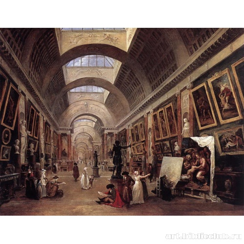 Эскиз Большой галереи в Лувре