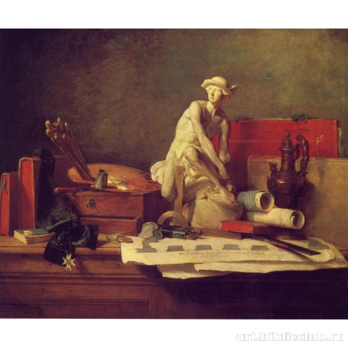 Натюрморт с атрибутами искусства