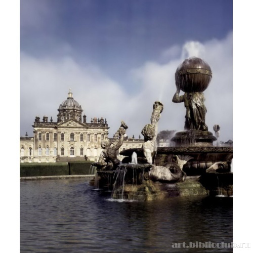 Замок Ховард. Фонтан со скульптурным изображением Атласа