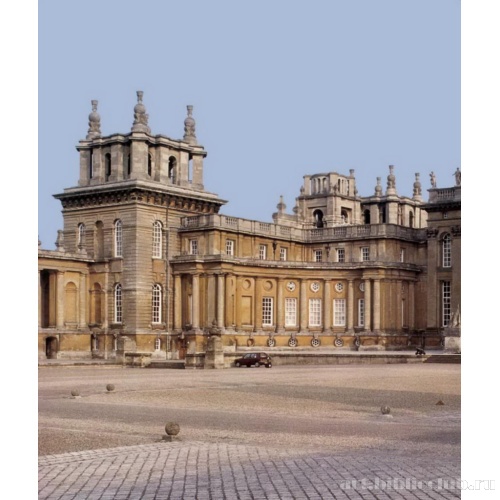 Дворец Бленхейм. Фрагмент северного фасада