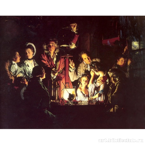 Эксперимент с птицей в воздушным насосе