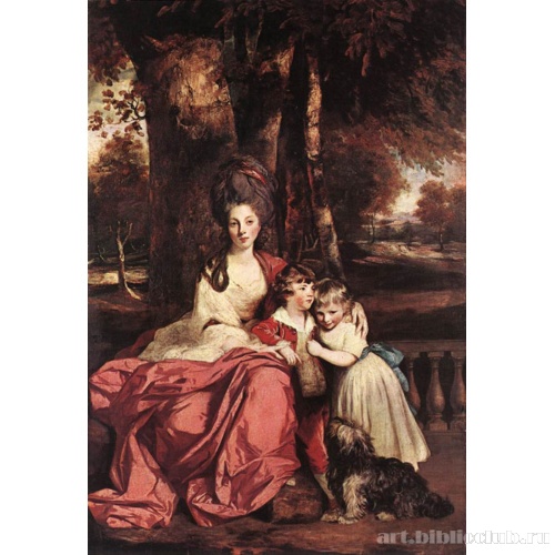 Леди Дэлм с детьми