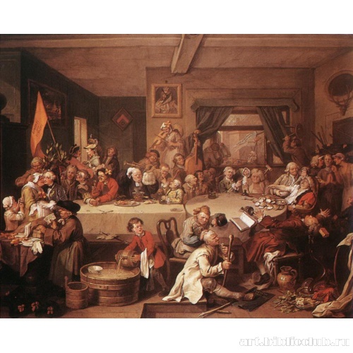 Цикл картин «Выборы». 1. Предвыборный банкет