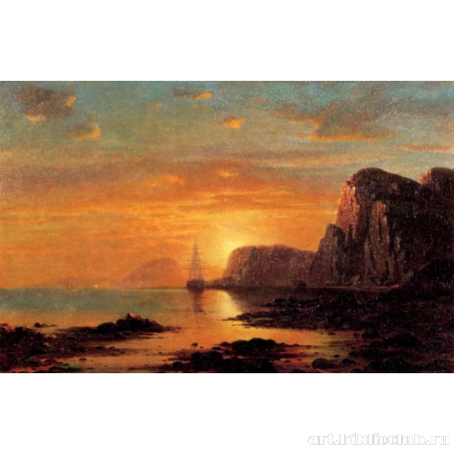 Скалы на закате