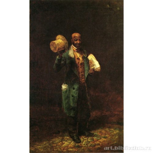 Мозес, продавец газет в Балтиморе