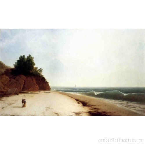 Прибрежный пейзаж с фигурами